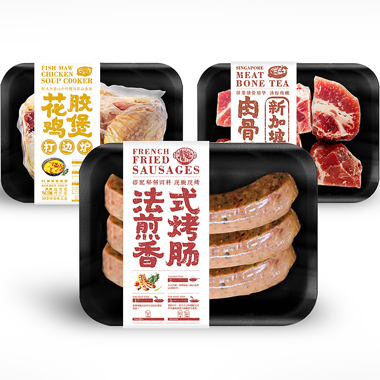 冷鲜肉类食品不干胶标签